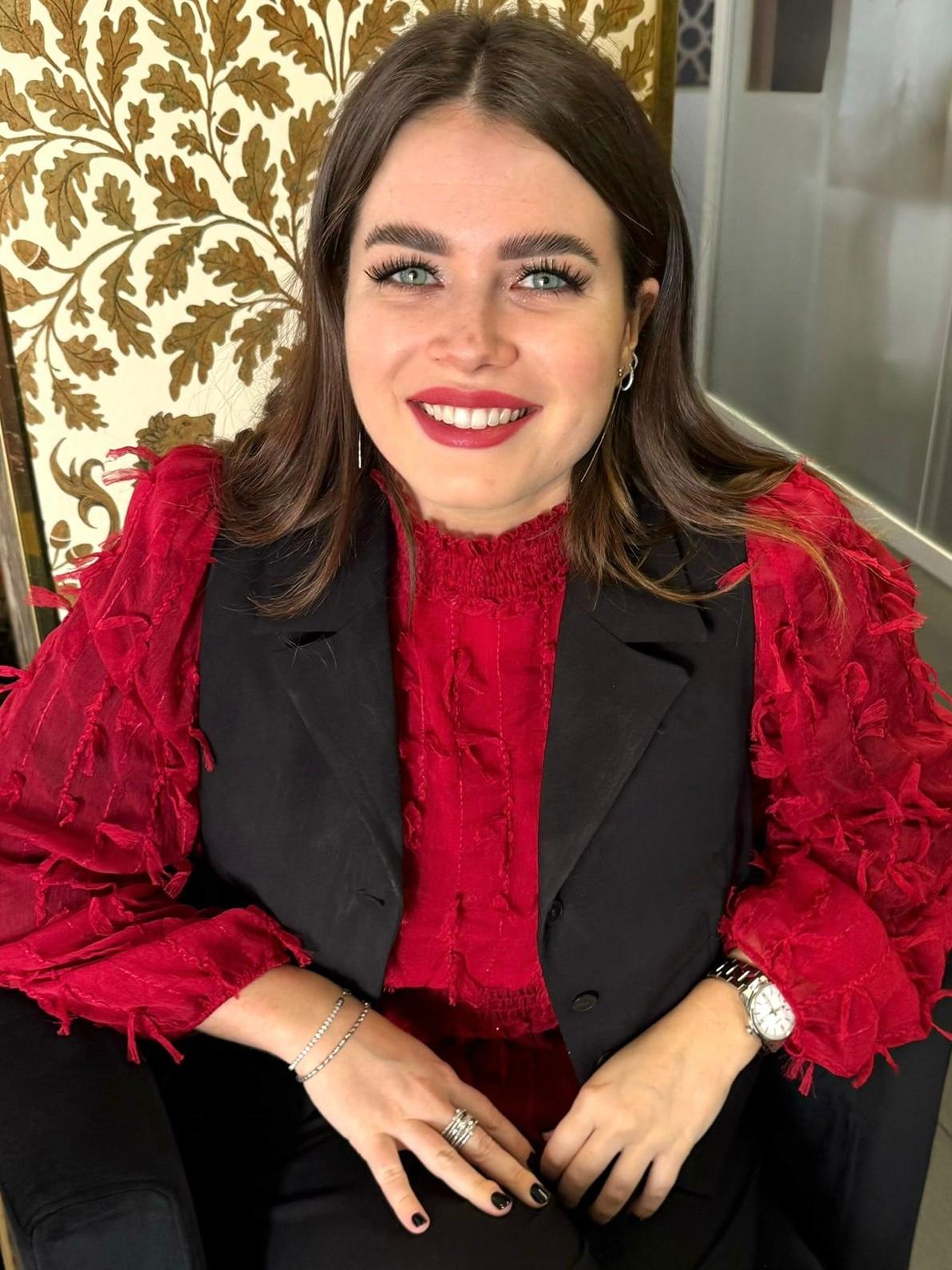 Caterina Schulz nel suo studio a Verona